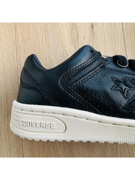 ❤️CONVERSE WEAPON MONO OX Sz 5.5 Men Shoes LEATHER Black Casual Sneakers A12485C main image 9